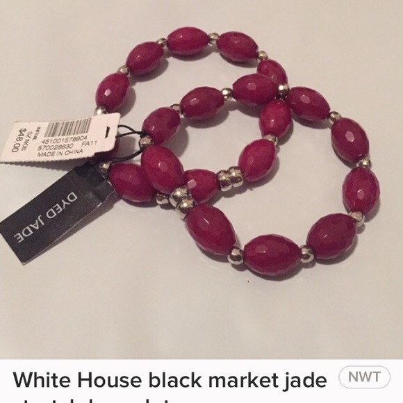 New White House black market jade bracelets set - Picture 2 of 2